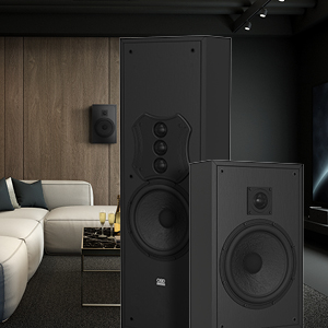 Black Monitor Speakers